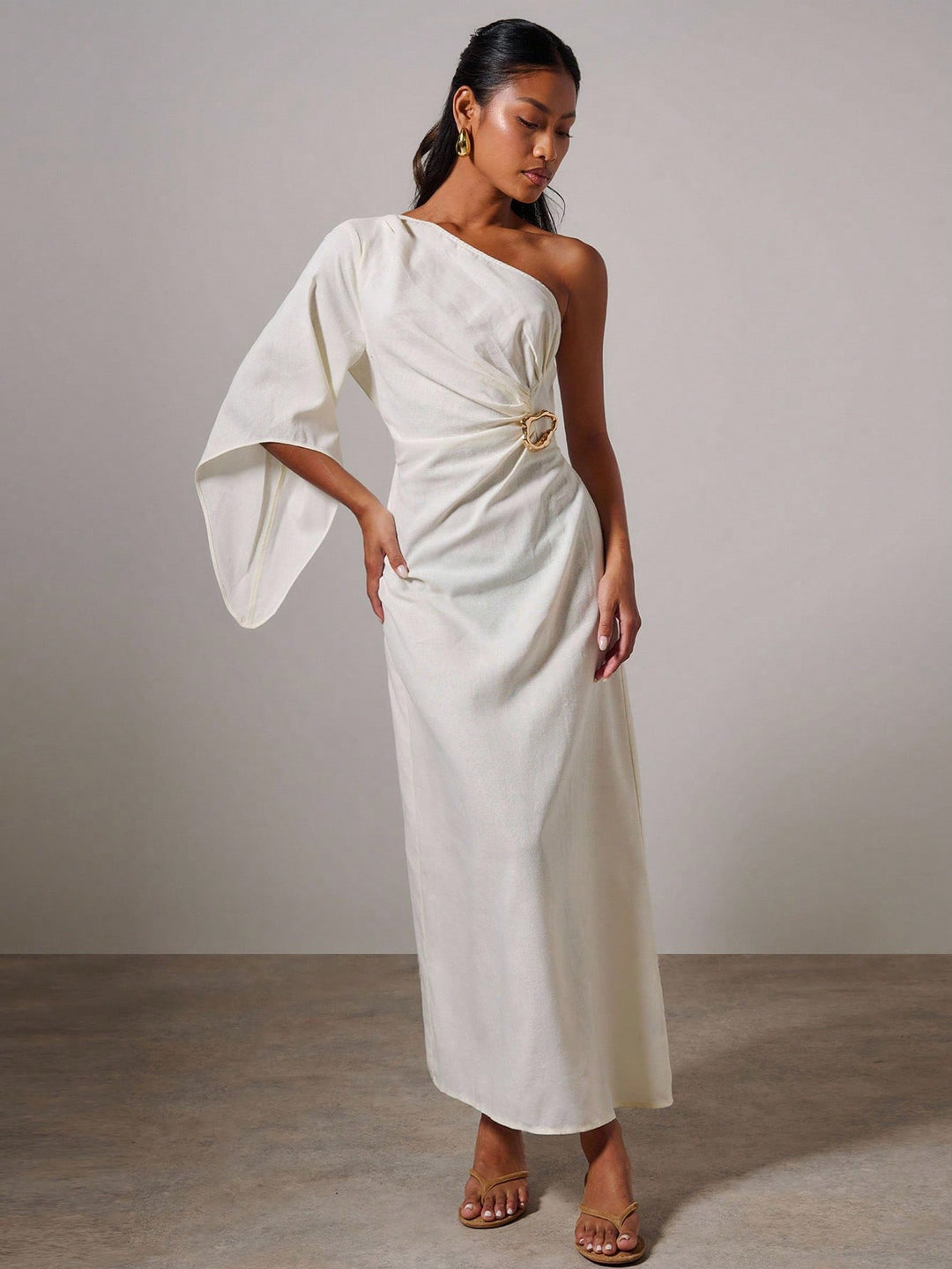 Rochie maxi SHEIN, alb