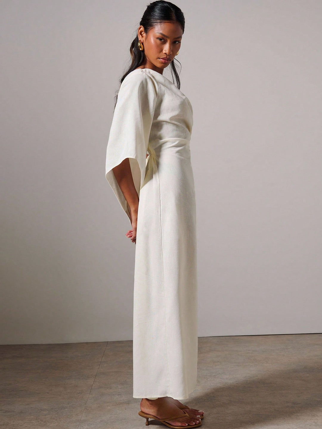 Rochie maxi SHEIN, alb