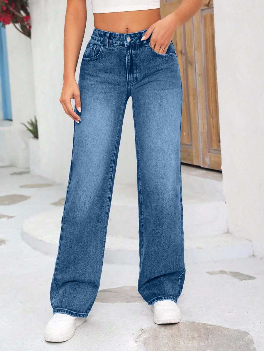 Jeans SHEIN, albastru