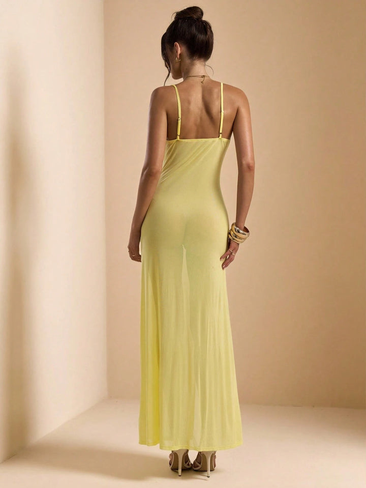 Rochie de plajă SHEIN, galben