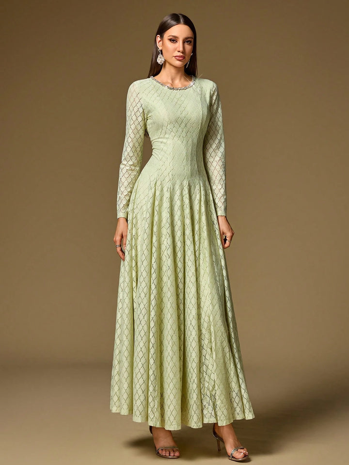 Rochie maxi SHEIN, verde
