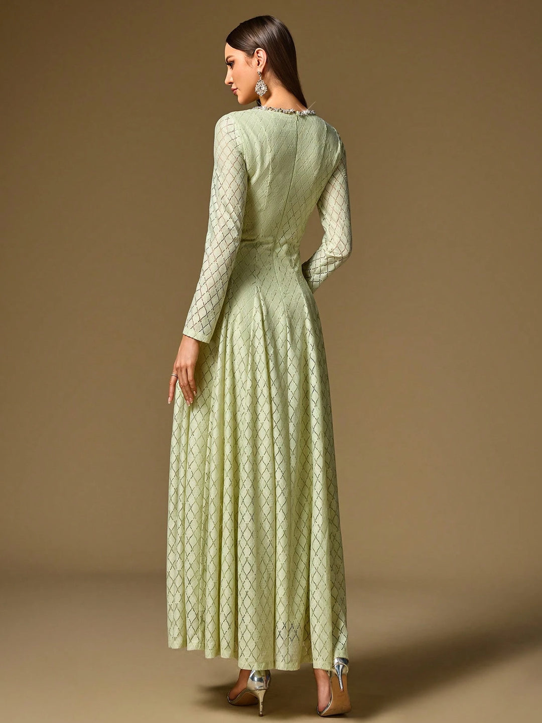 Rochie maxi SHEIN, verde
