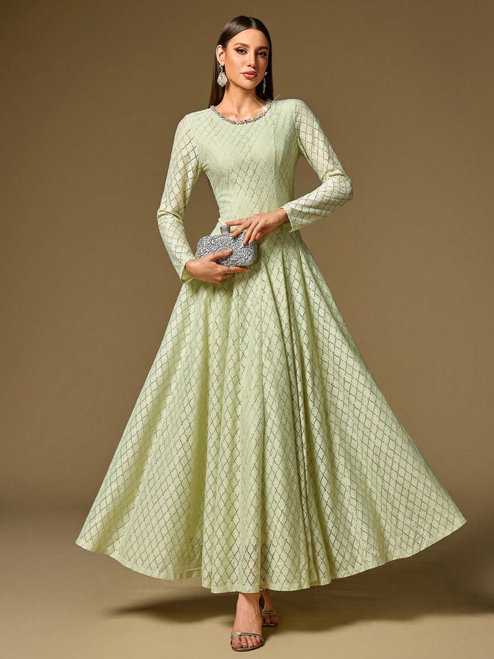 Rochie maxi SHEIN, verde