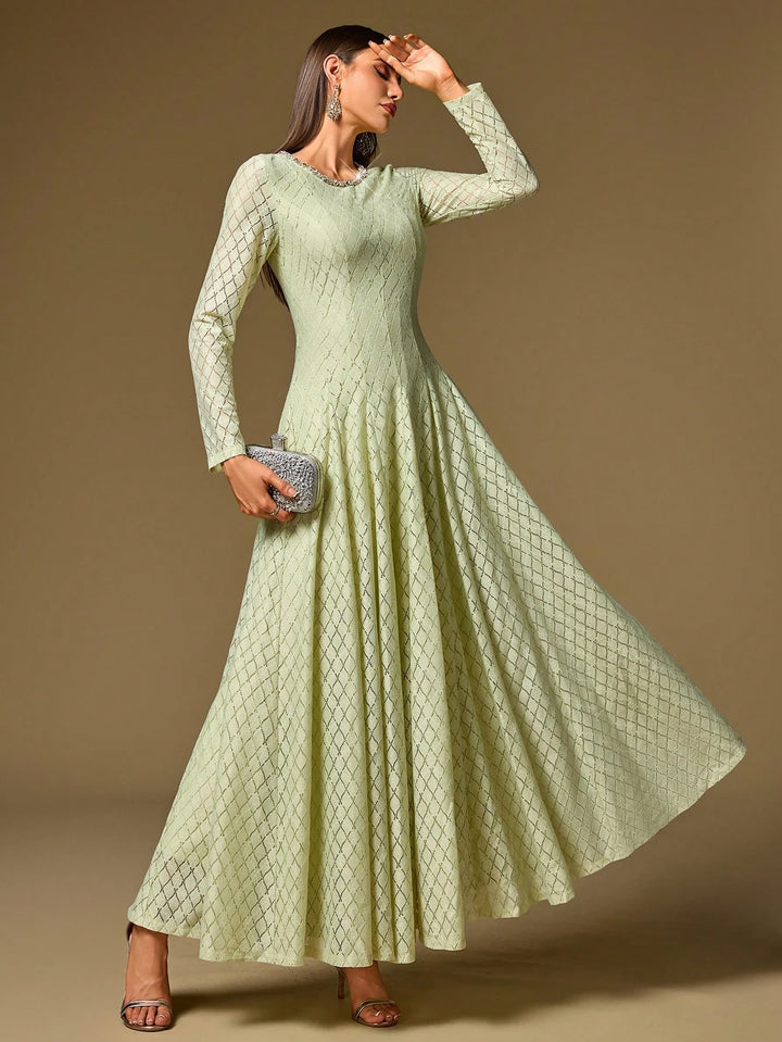 Rochie maxi SHEIN, verde