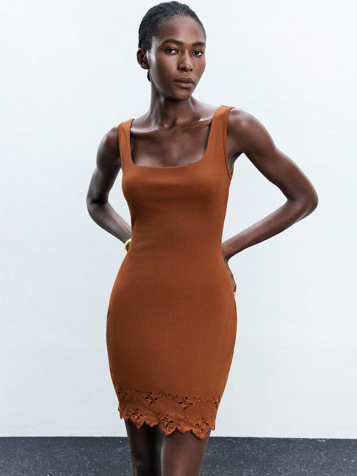 Rochie mini SHEIN, maro