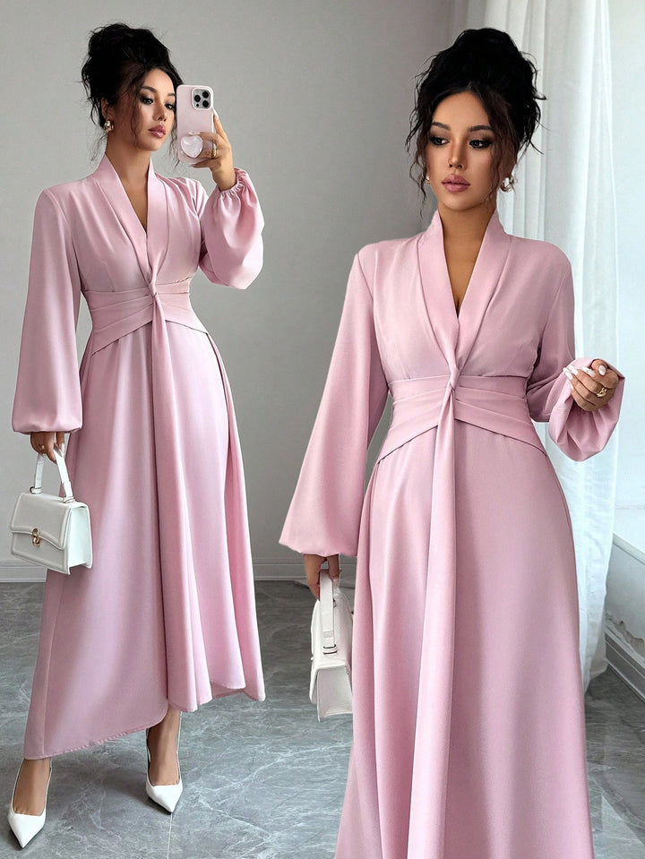 Rochie maxi SHEIN, roz