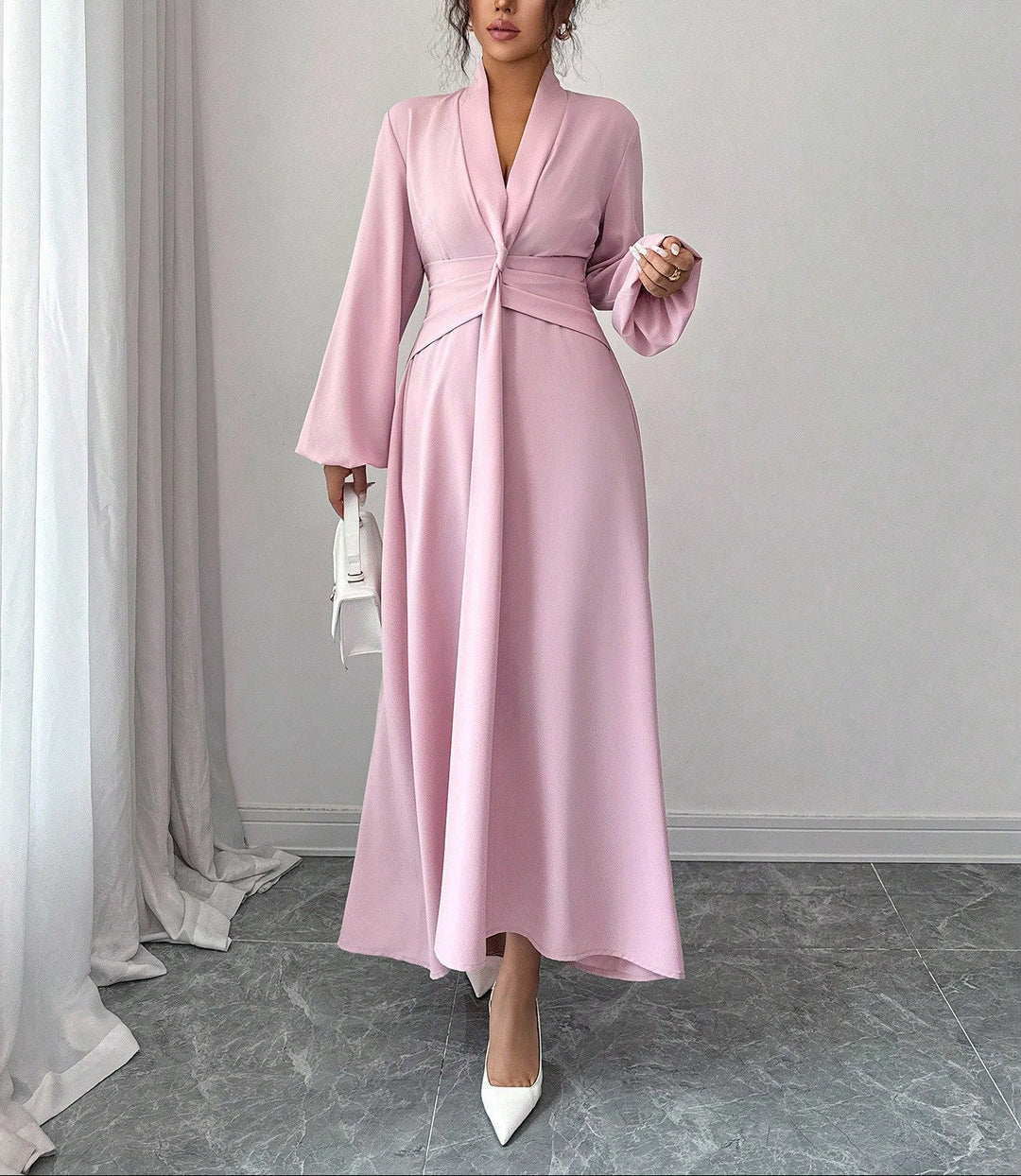 Rochie maxi SHEIN, roz