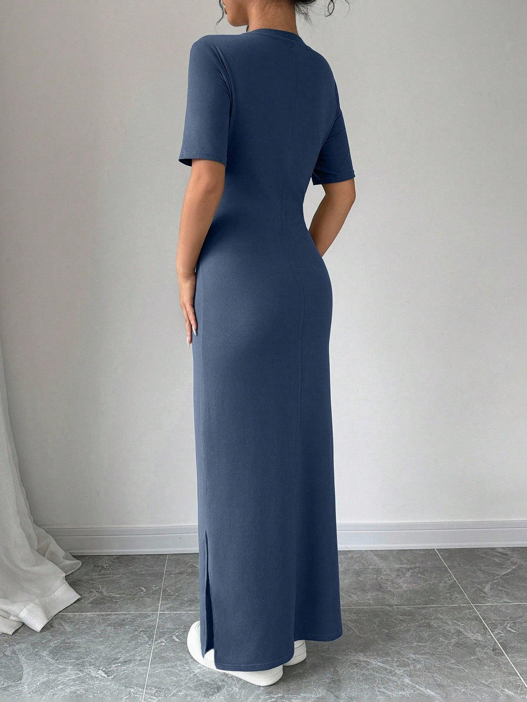 SHEIN maxi ruha, kék