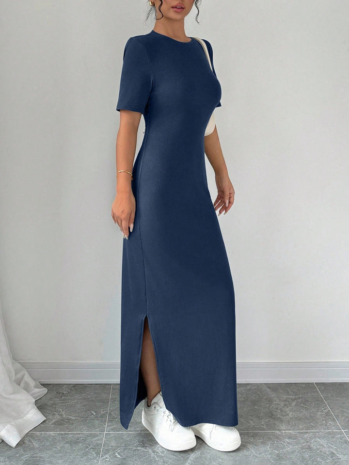 SHEIN maxi ruha, kék
