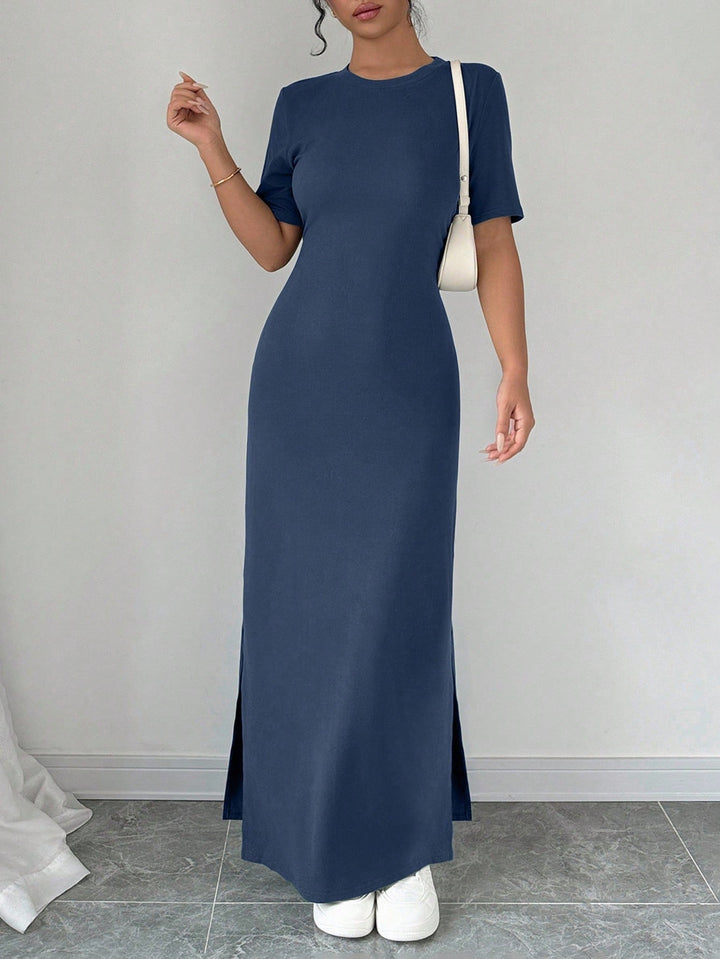 SHEIN maxi ruha, kék