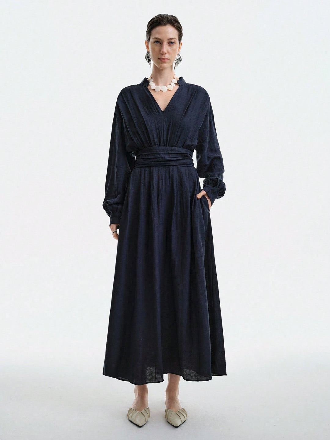 SHEIN maxi ruha, kék