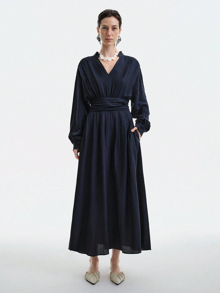 SHEIN maxi ruha, kék