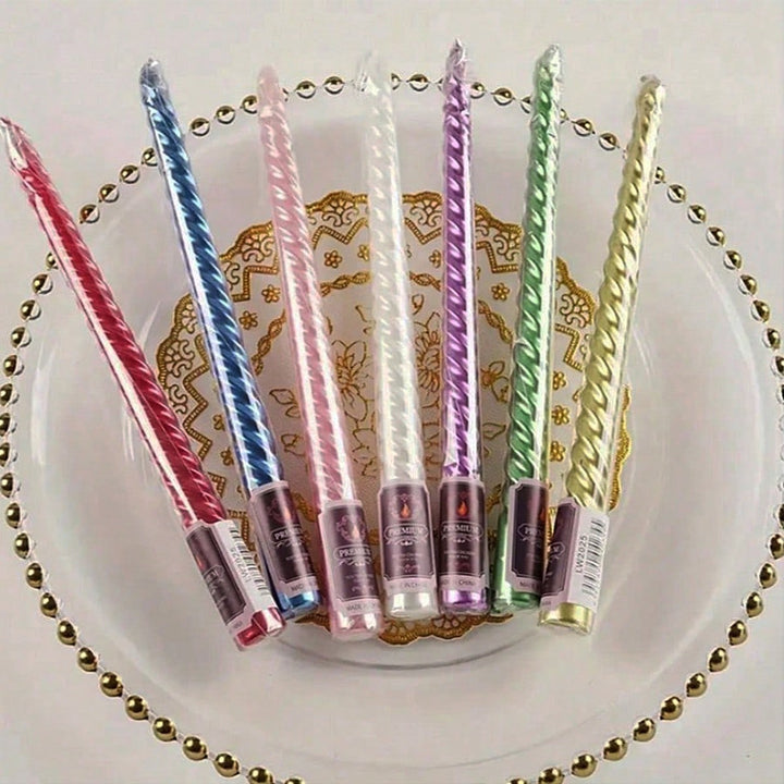 Set suport lumânare SHEIN, mix culori