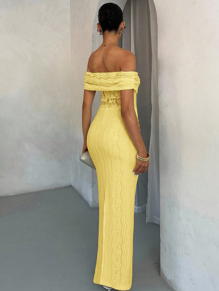 Rochie maxi SHEIN, galben