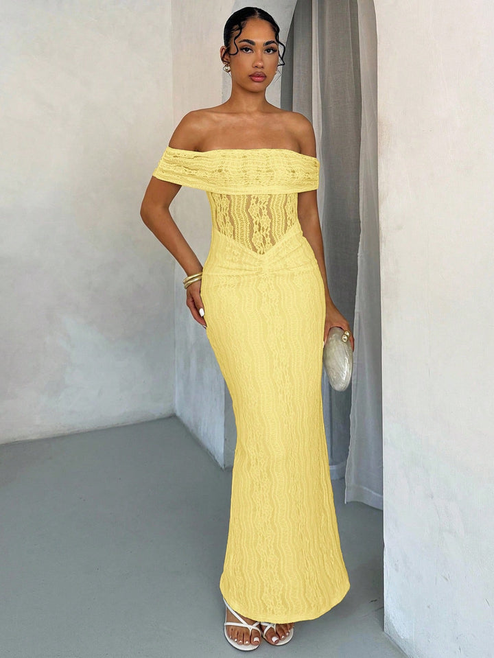 Rochie maxi SHEIN, galben