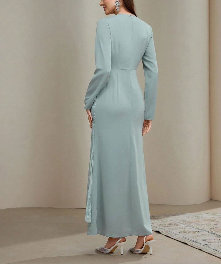 Rochie maxi SHEIN, turcoaz