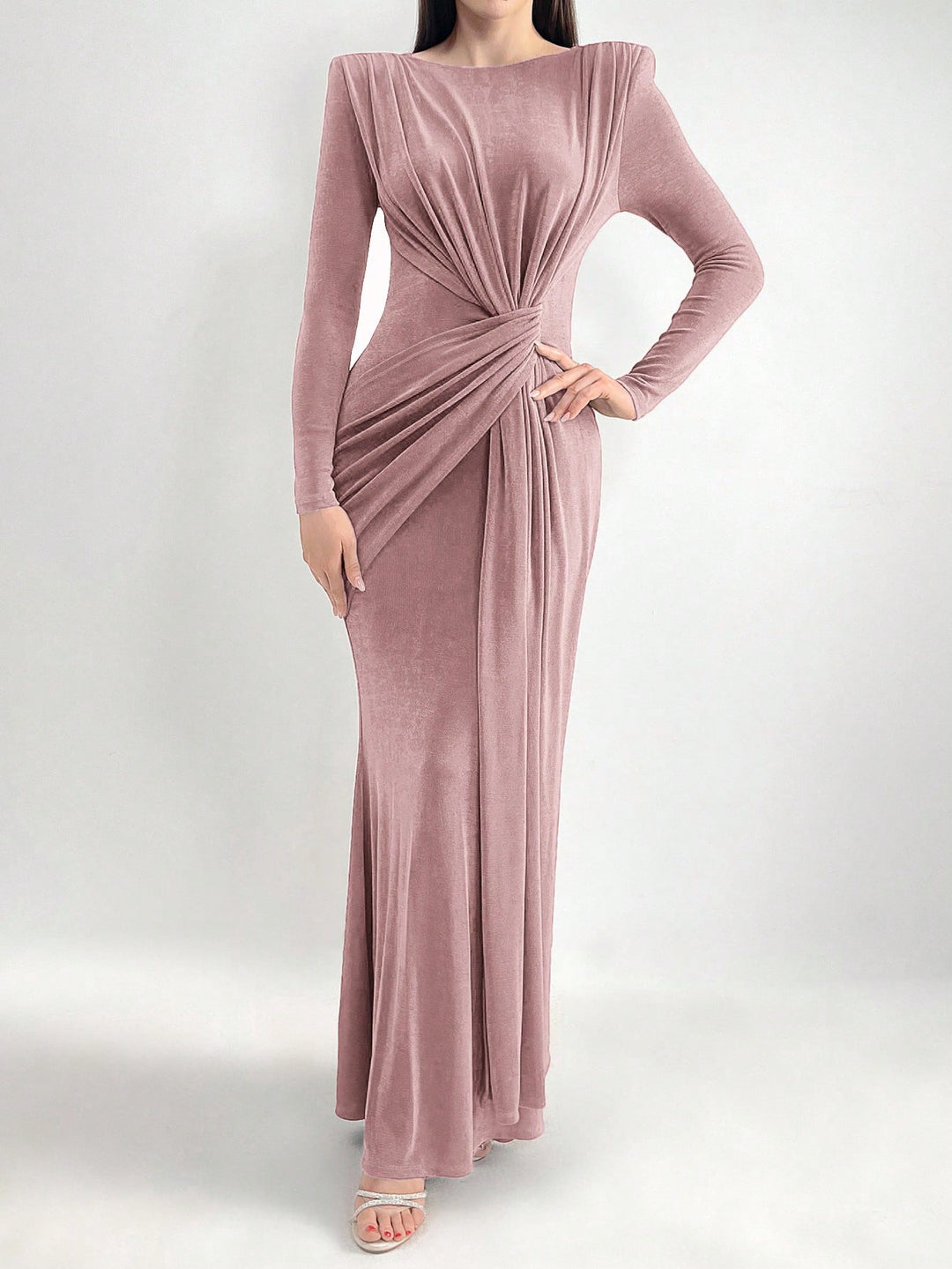 Rochie maxi SHEIN, roz