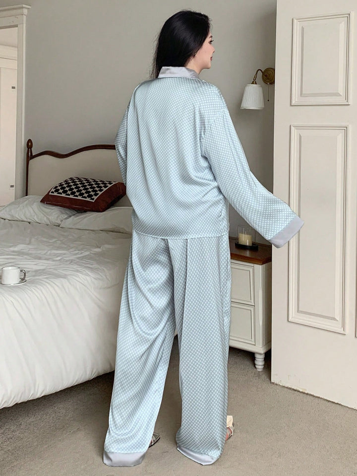 Compleu pijamale Shein Curve+, mix culori