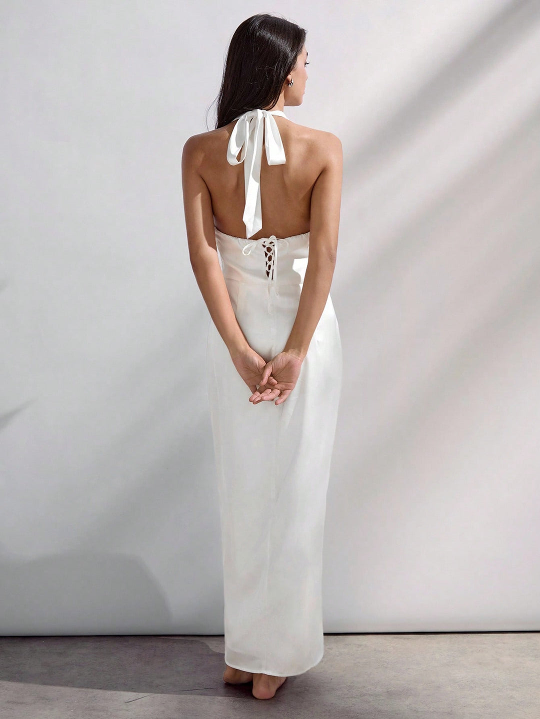 Rochie maxi SHEIN, alb