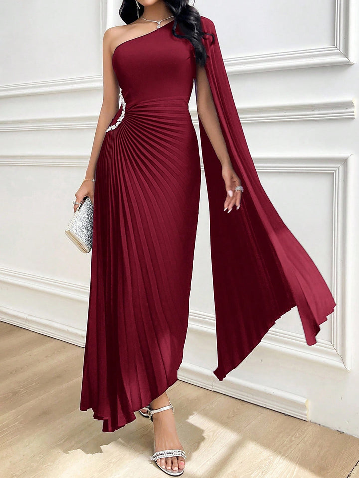 Rochie maxi SHEIN, vișiniu