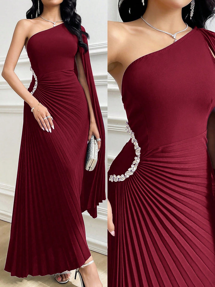 Rochie maxi SHEIN, vișiniu