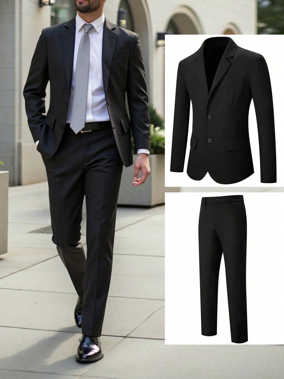 Costum SHEIN, negru