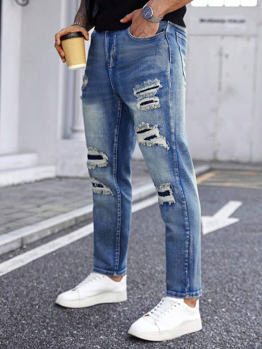 Jeans SHEIN, albastru