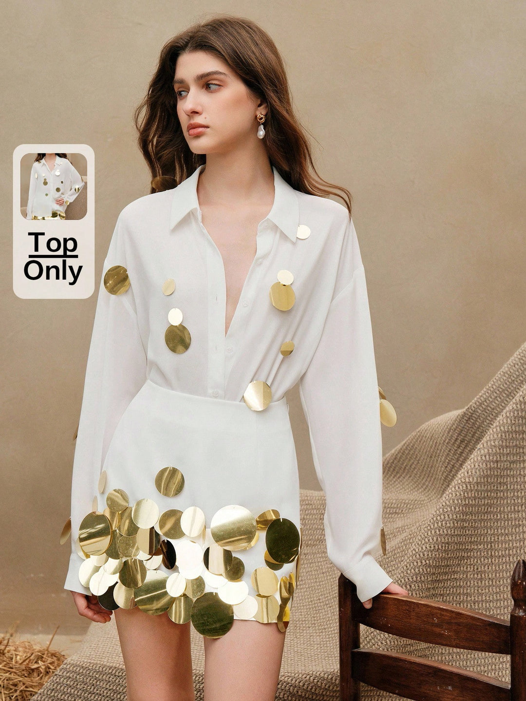Bluza SHEIN, alb