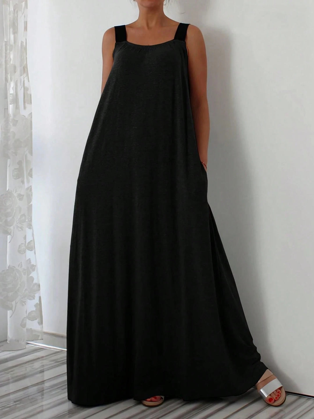 Rochie maxi SHEIN, negru