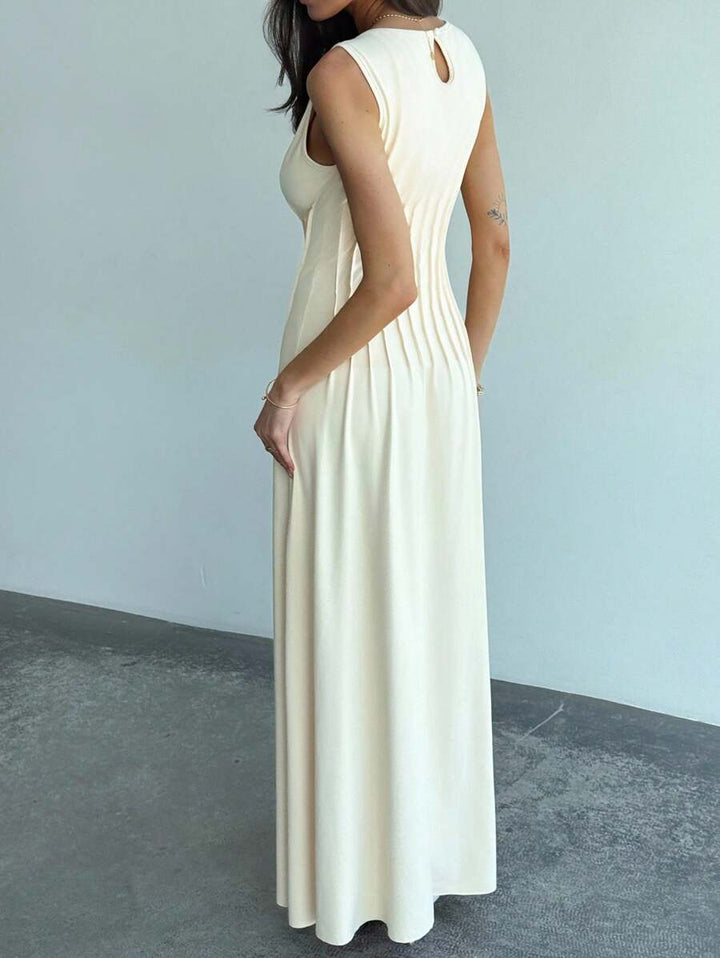Rochie maxi SHEIN, crem