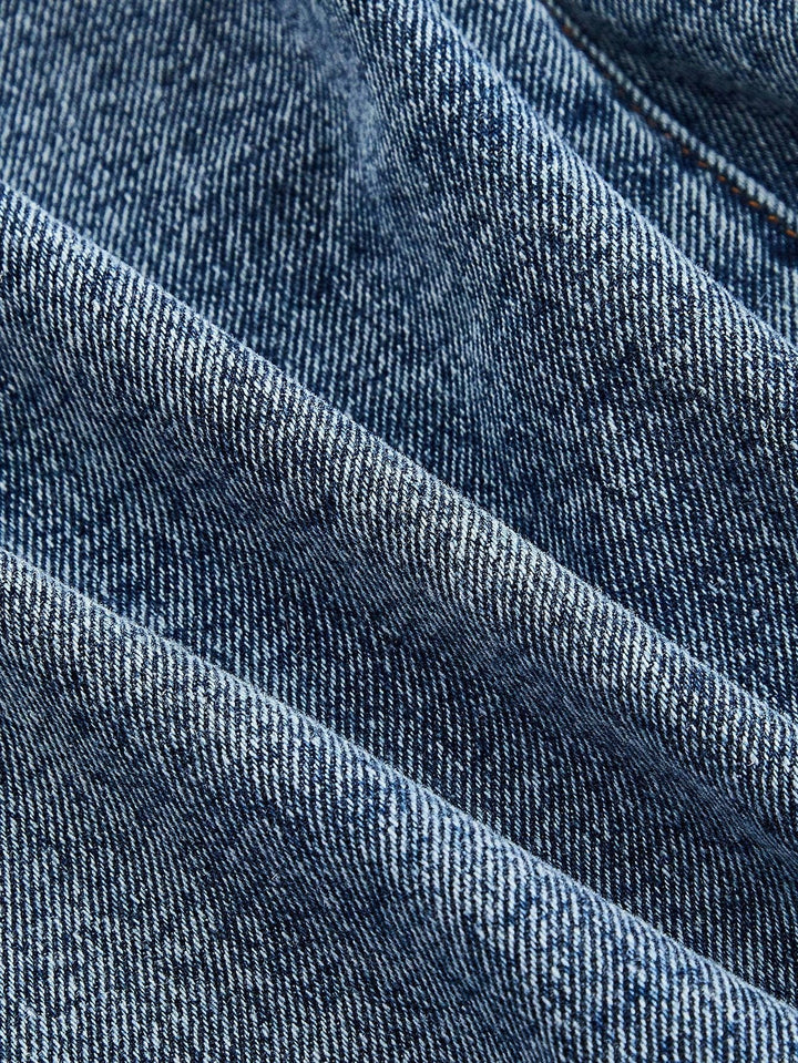 Jachetă denim SHEIN, albastru