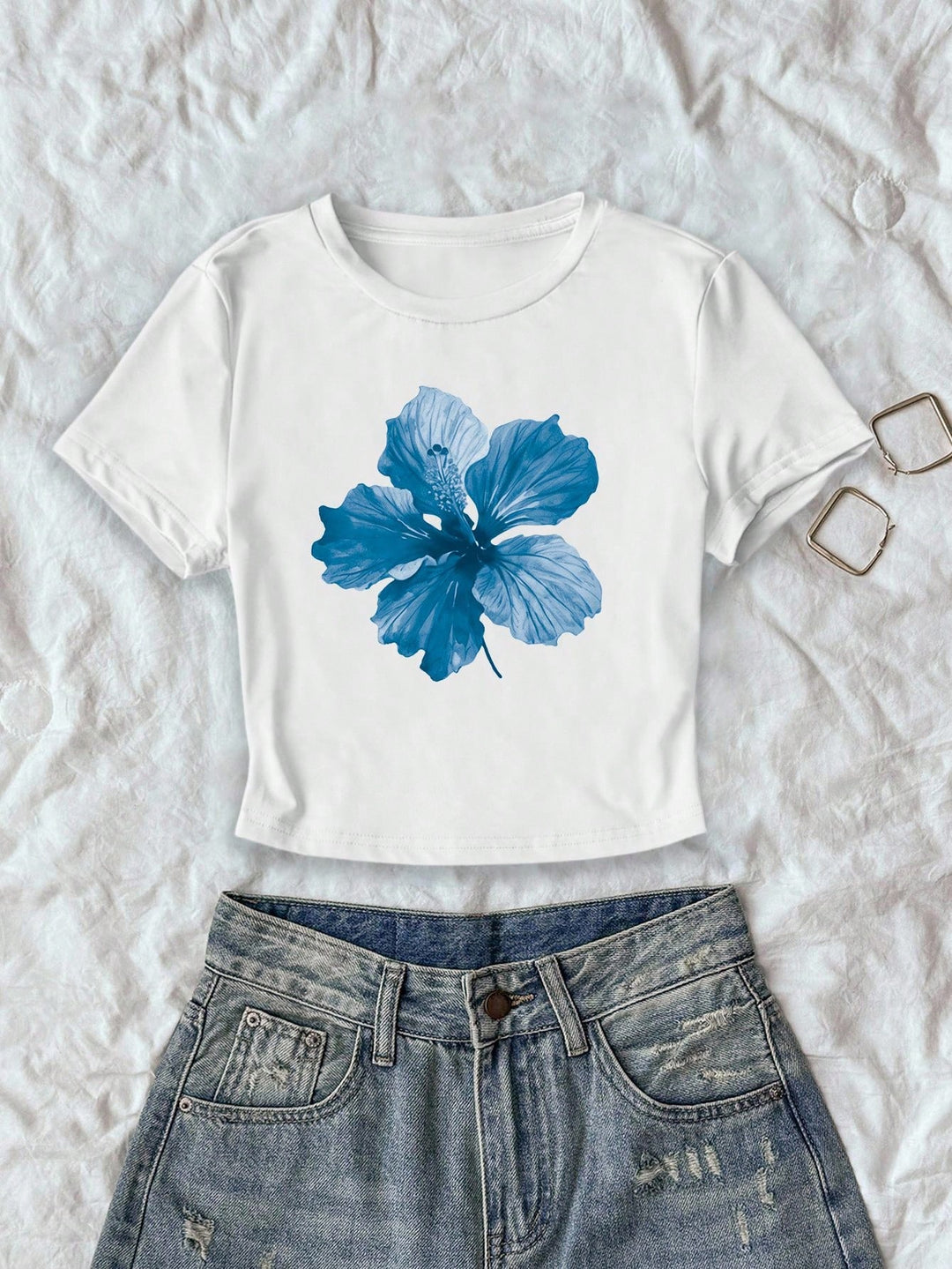 Top SHEIN, alb