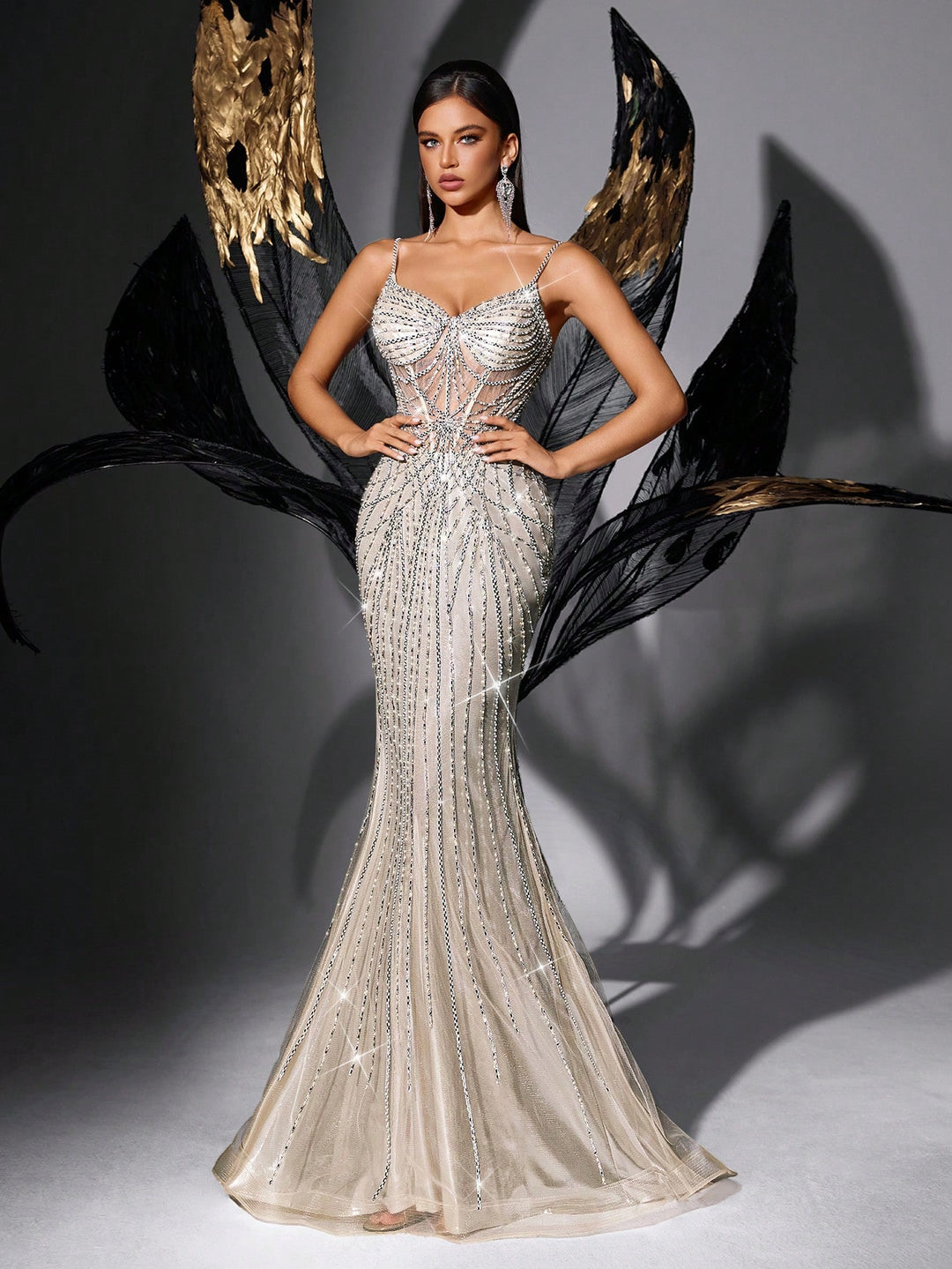 Rochie SHEIN, argintiu