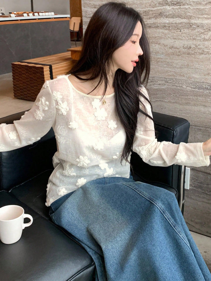 Top SHEIN, bej