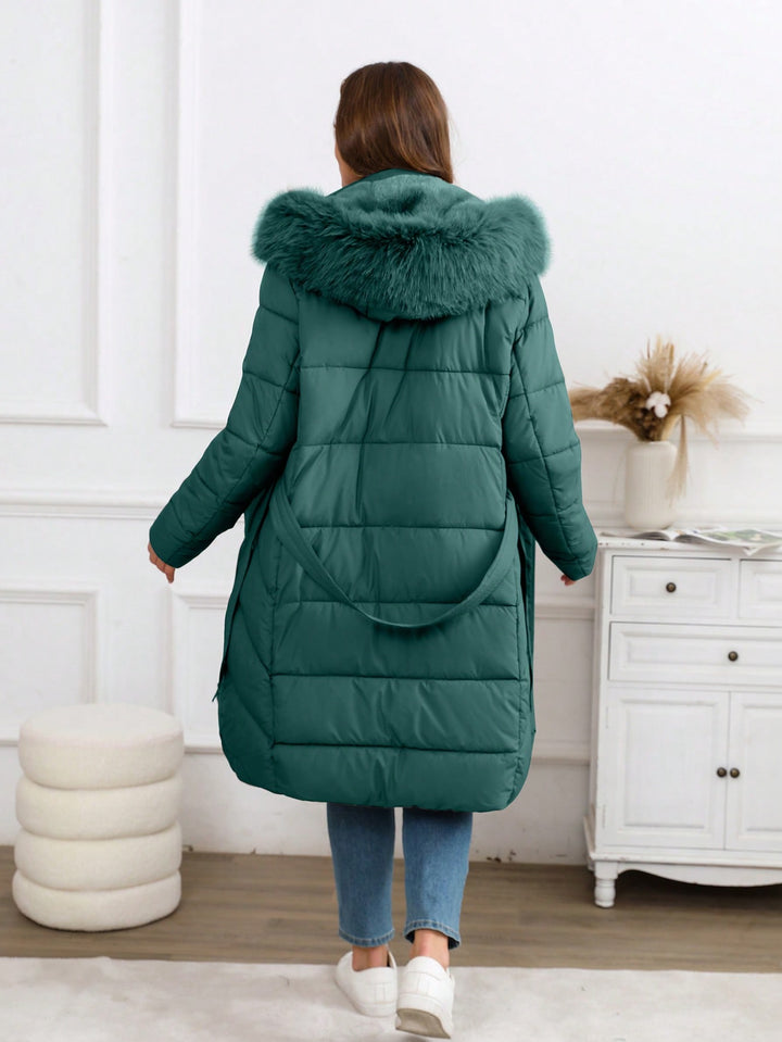 Palton SHEIN, verde