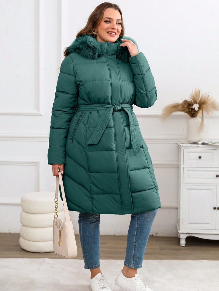 Palton SHEIN, verde