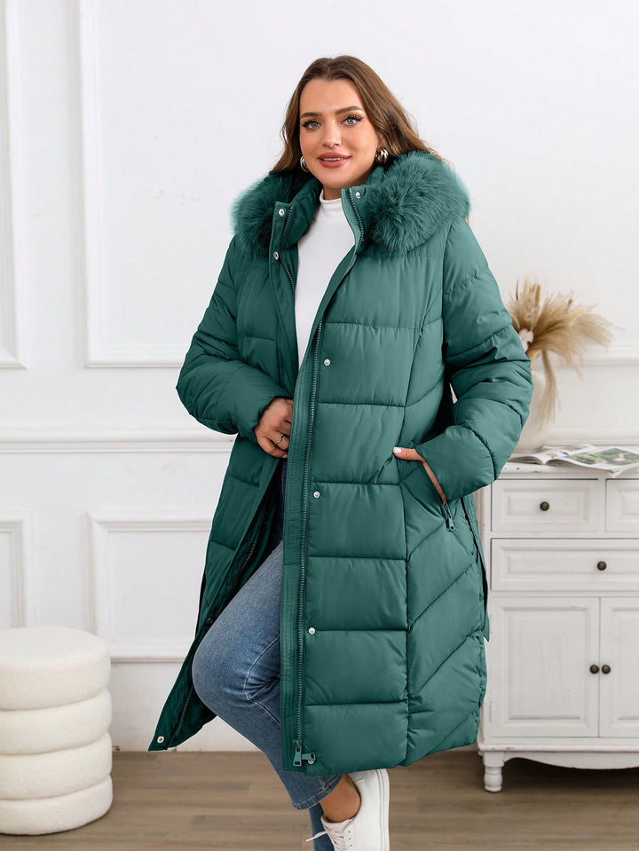 Palton SHEIN, verde