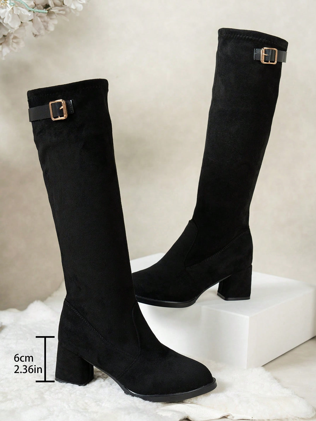 SHEIN csizma, fekete
