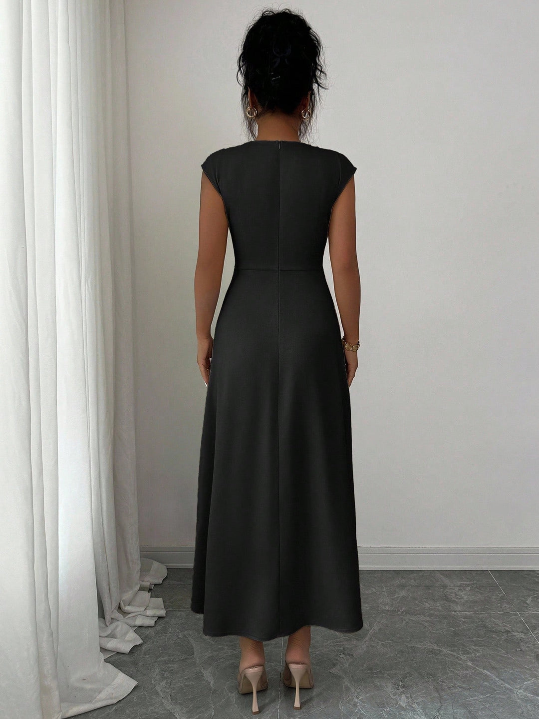 Rochie midi SHEIN, negru