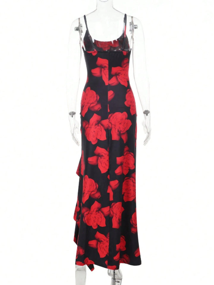 Rochie maxi SHEIN, mix culori