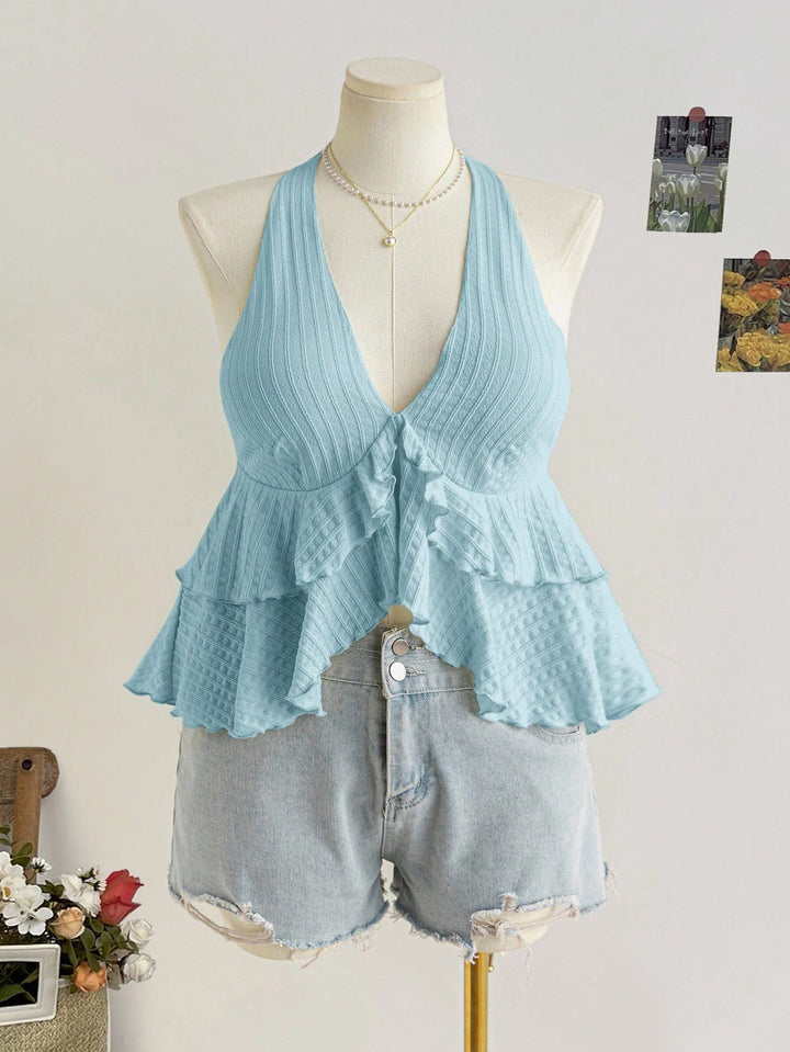 SHEIN top, kék