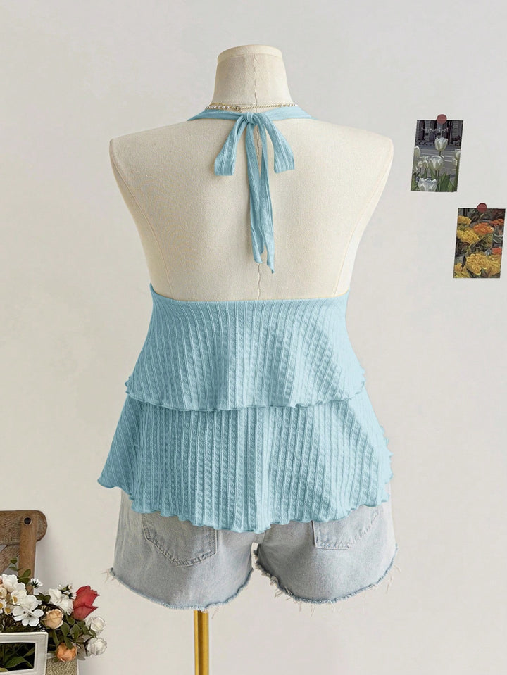 SHEIN top, kék