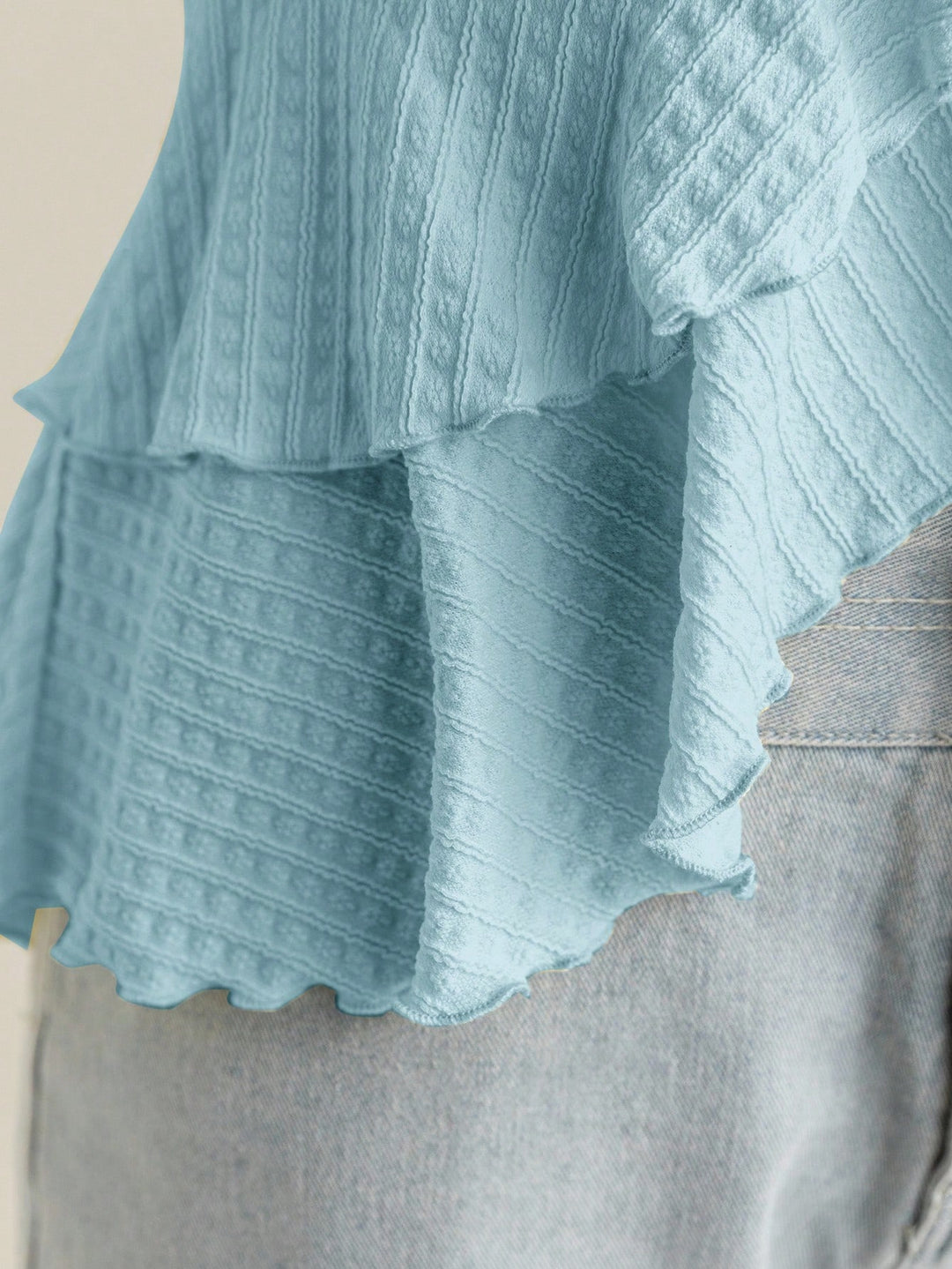 SHEIN top, kék