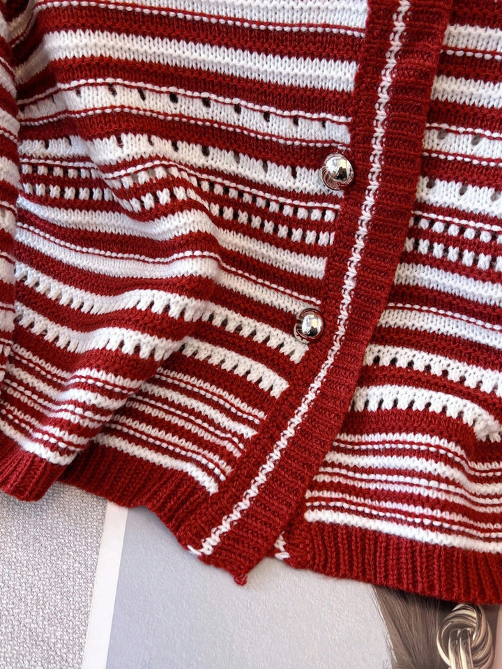 Cardigan SHEIN, vișiniu