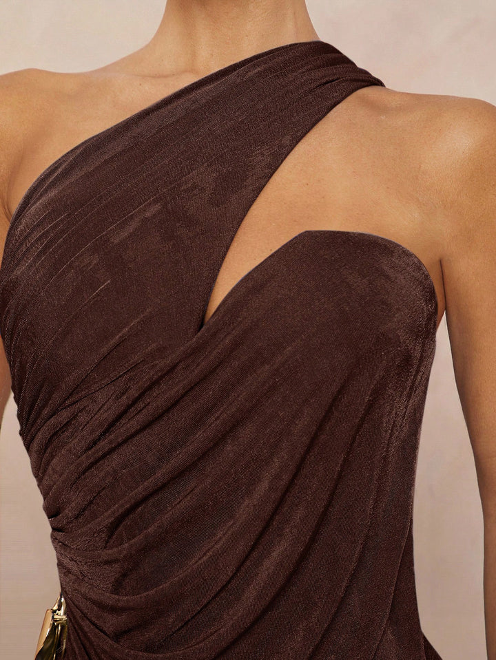 Rochie mini SHEIN, maro