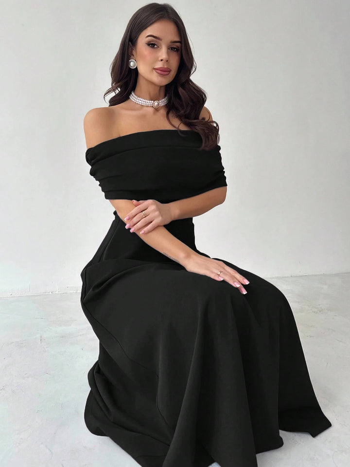 SHEIN maxi ruha, fekete