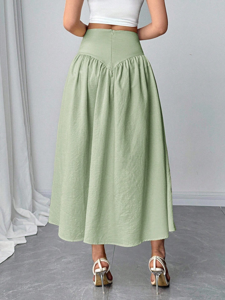 Fustă maxi SHEIN, verde