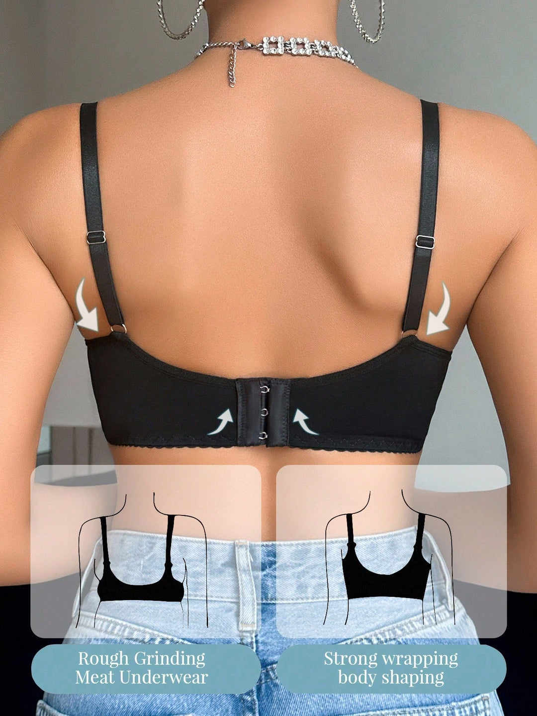 Sutien SHEIN, negru