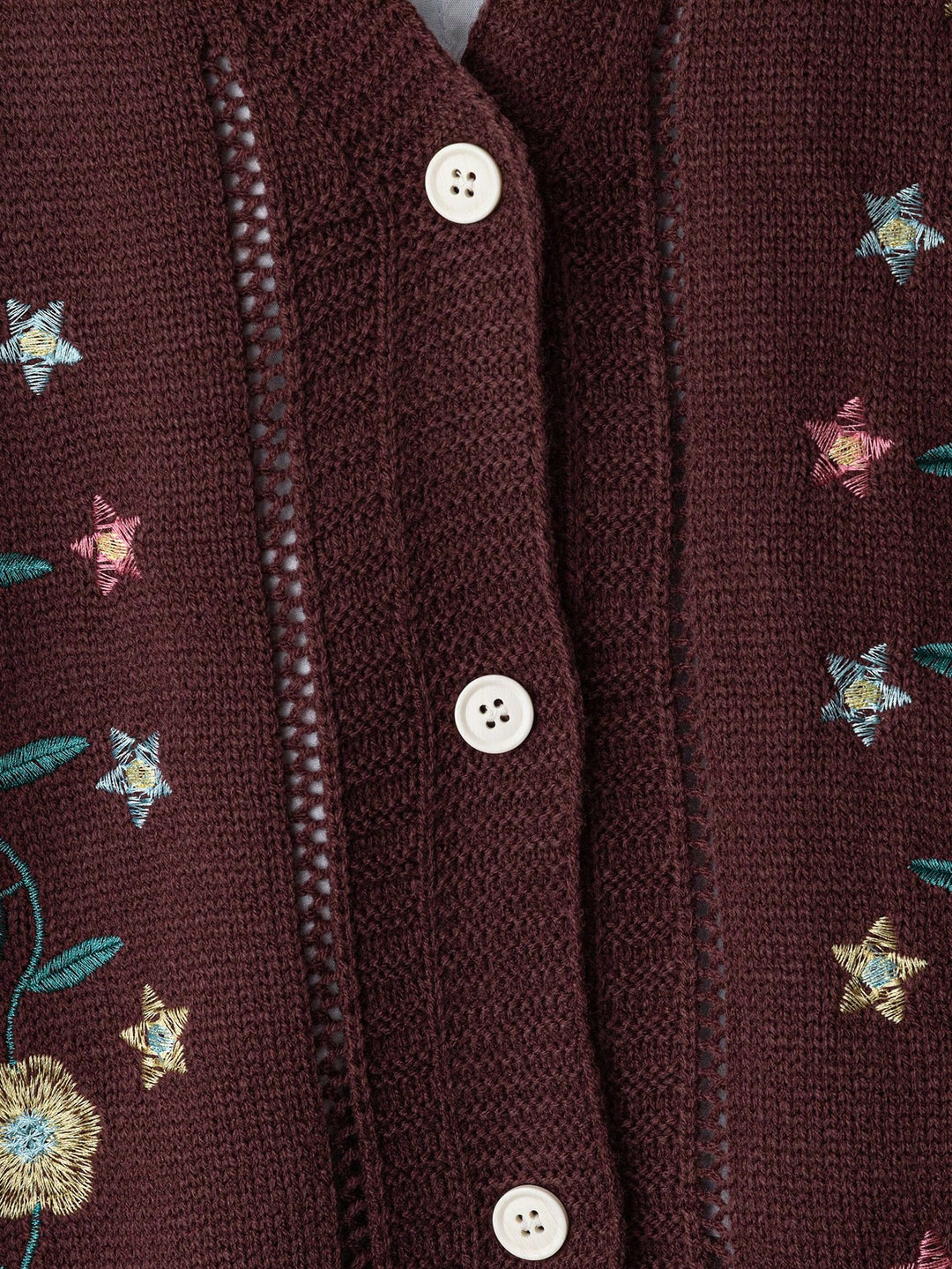 Cardigan SHEIN, maro