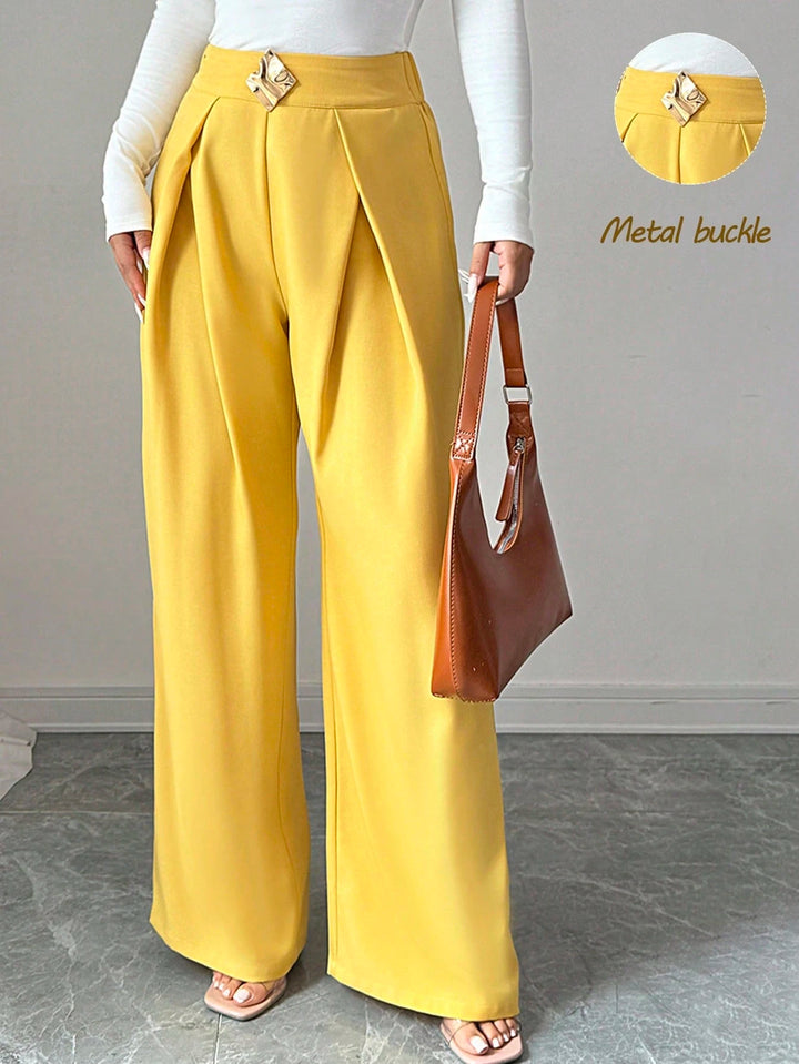 Pantaloni SHEIN, galben